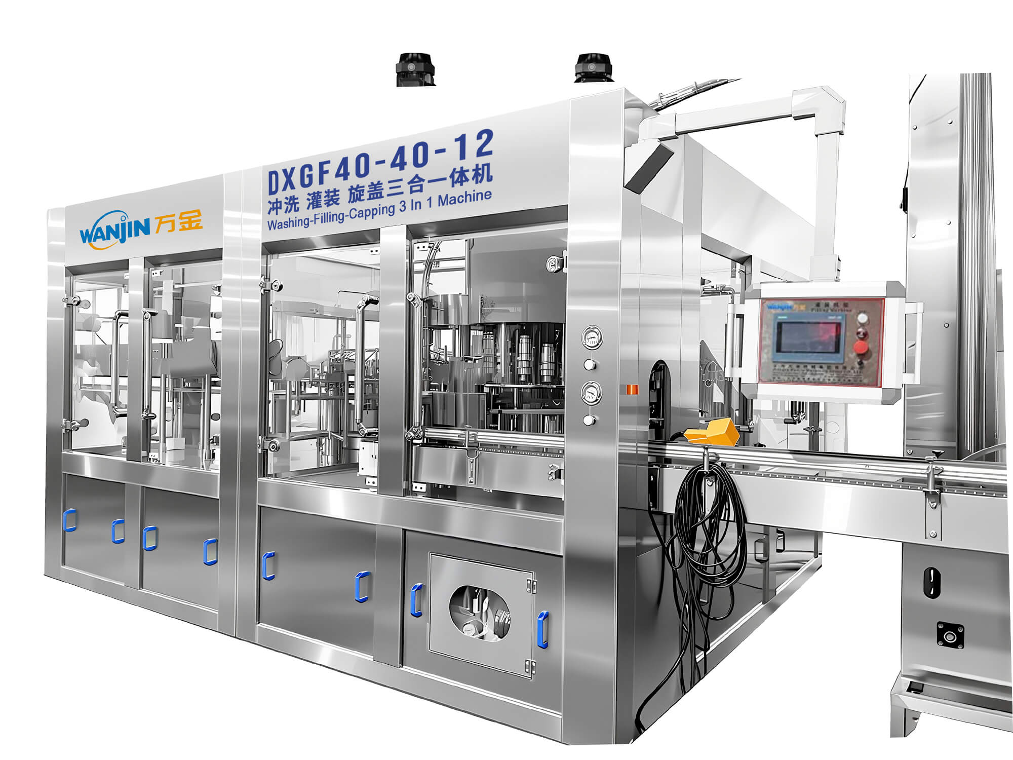 Glass Bottle Carbonated Drink Filling Machine